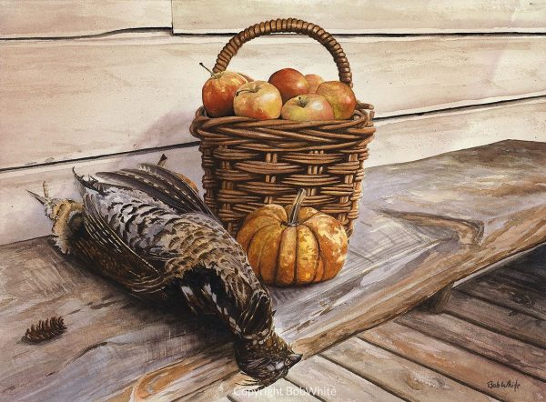 Grouse with Apples