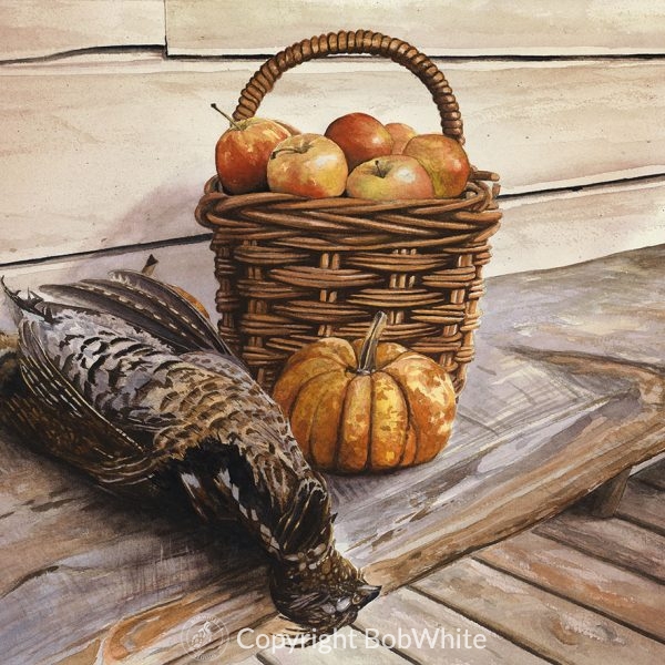Grouse with Apples