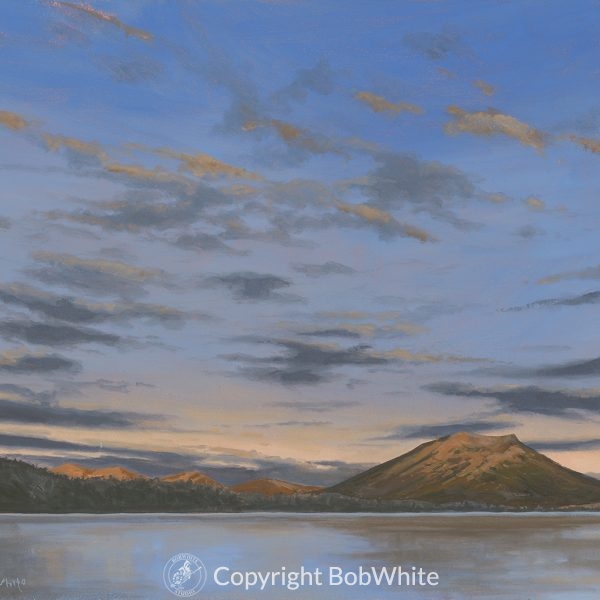 Jack Knife Mountain at Dusk