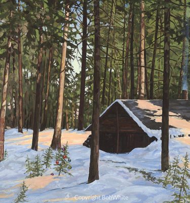 Christmas at the Johnston Cabin Christmas Cards