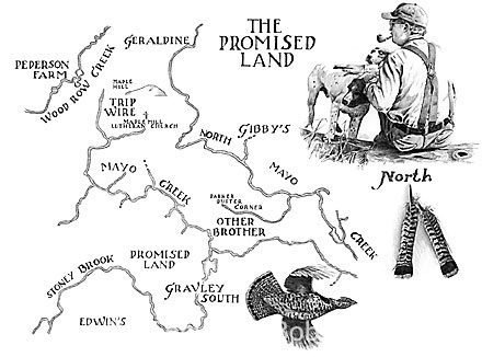 What does the map of the Promised Land look like?