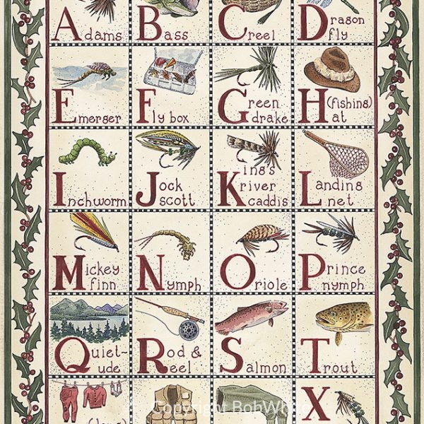 A Fishermans Sampler Holiday Card