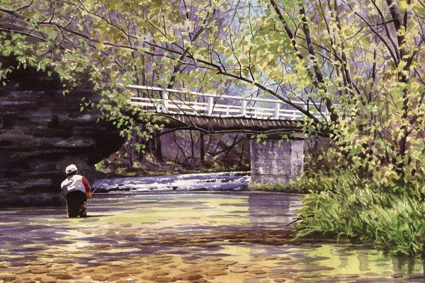 The Bridge Pool Print