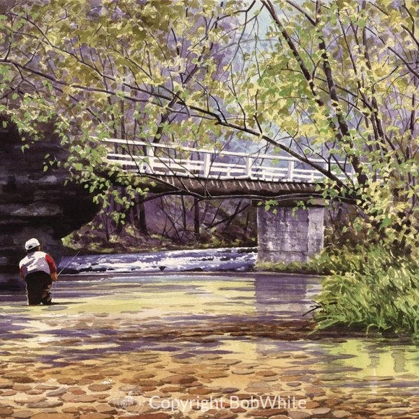 The Bridge Pool Print