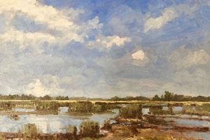 Argentine Marsh Oil Painting