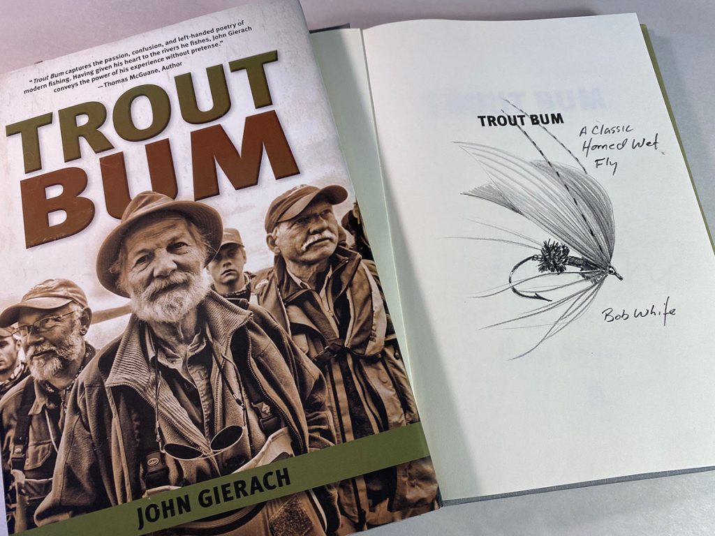 Trout Bum by John Gierach SIGNED BobWhite Studio