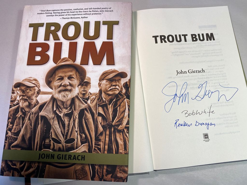 Trout Bum by John Gierach SIGNED BobWhite Studio