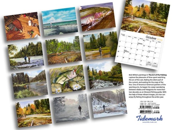 2024 Fly Fishing Calendar Back