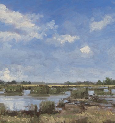 Argentine Marsh - Plein Air Oil Painting