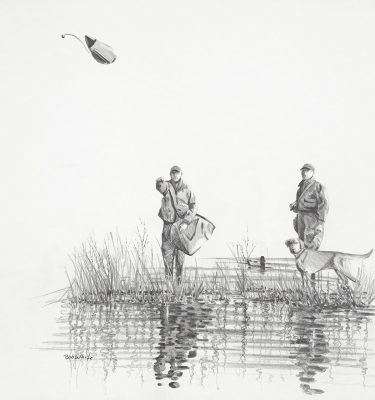 Opening Day Pencil Drawing