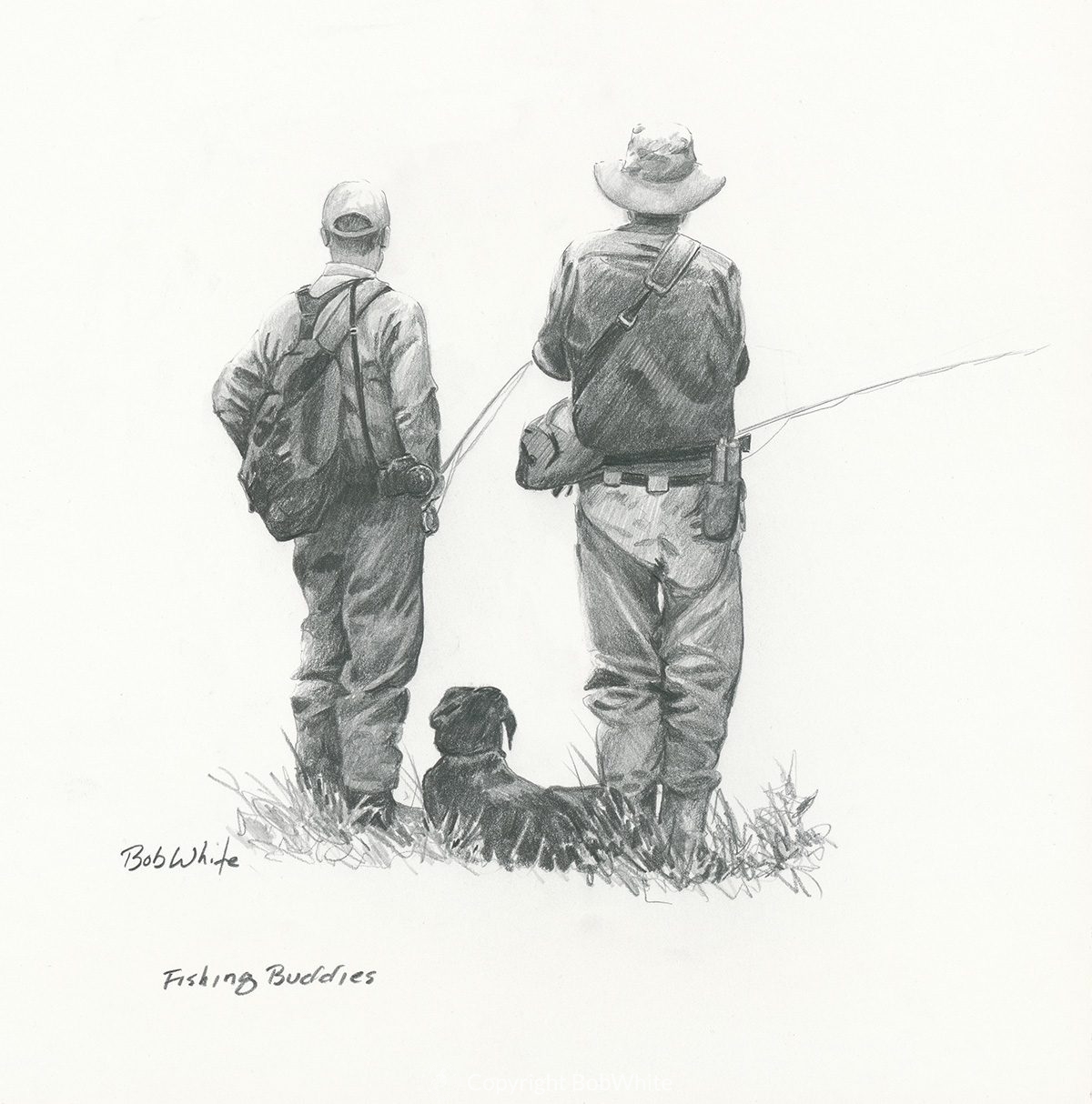 Fishing Buddies - BobWhite Studio