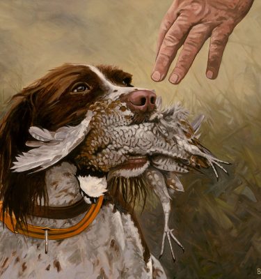 Old Fingers and Searching Eyes - Oil on Canvas