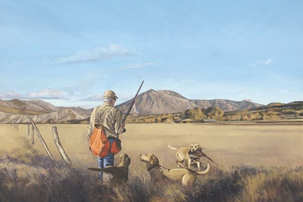 The Way It's Remembered - Cottonwood Ranch - Oil on Canvas