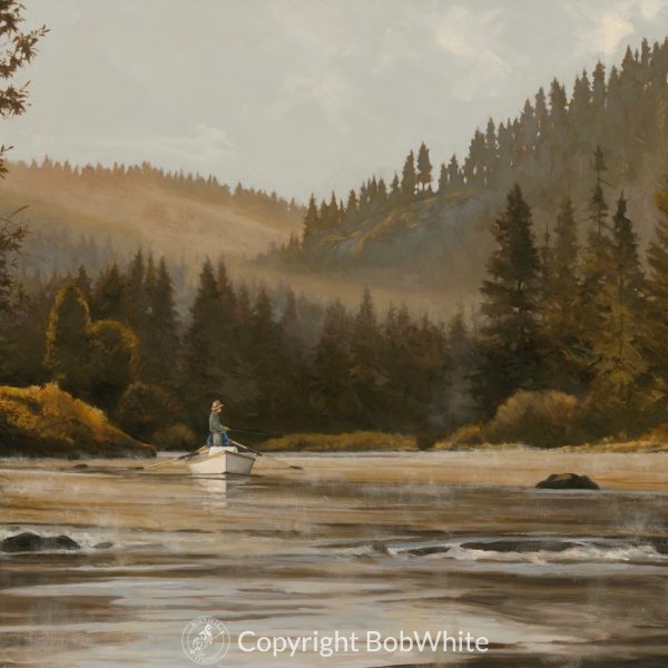 Crossing Over - Blackfoot River Print