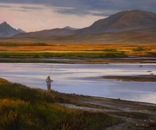 Dusk on the Negukthlik River